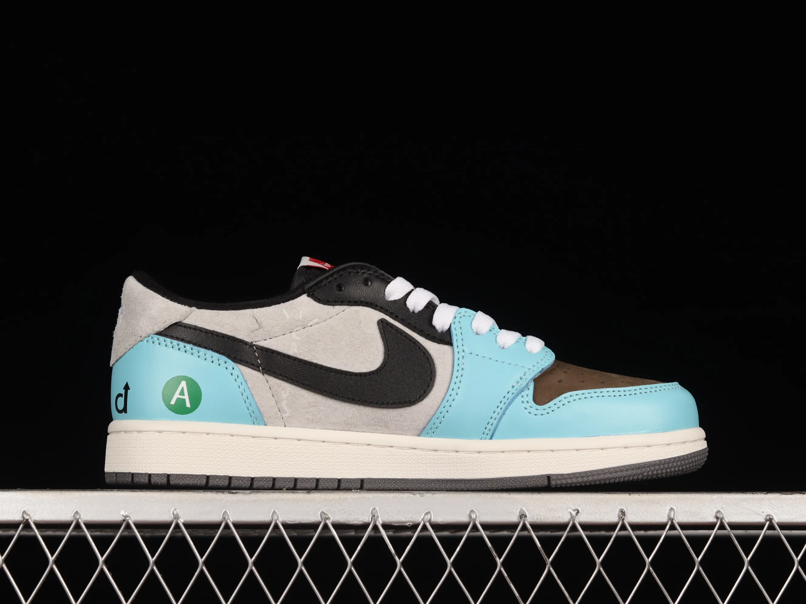 All categories Air Jordan Jordan series basketball shoes Air Jordan 1 Low Travis Scott x Nk Air Jordan 1 Low OG SP "JACKBOYS" AJ1 Joe 1TS joint BMW M3 water blue brown black barb DM7866-009